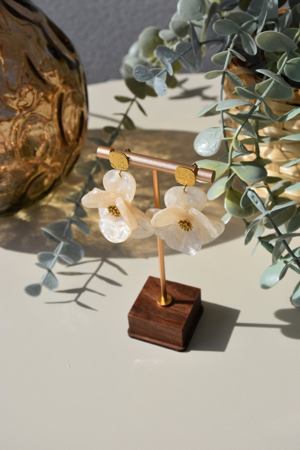 BOUCLES D’OREILLES MARCIIA - Crème