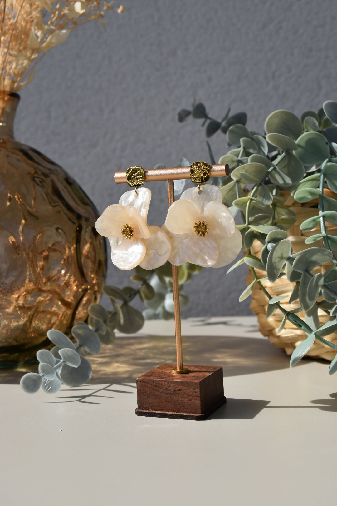 BOUCLES D’OREILLES MARCIIA - Crème