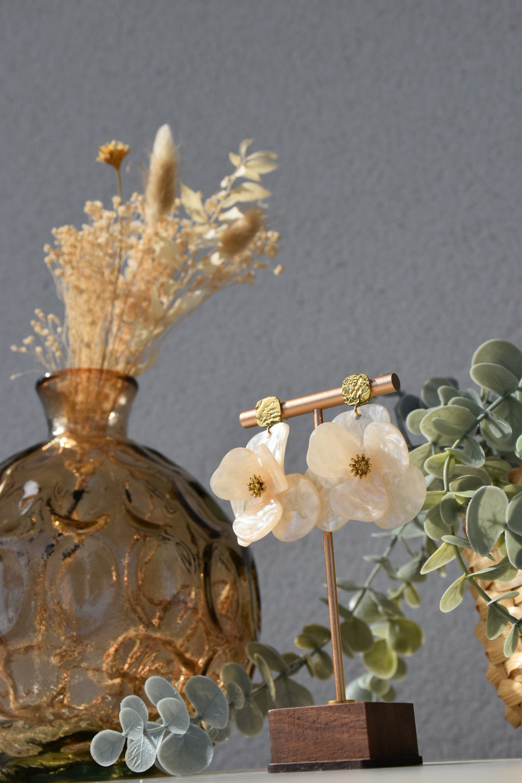 BOUCLES D’OREILLES MARCIIA - Crème