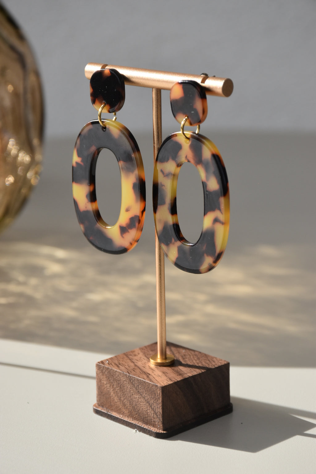 BOUCLES D’OREILLES PILAR - Ecaille