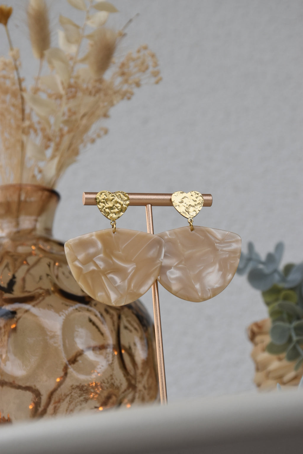 BOUCLES D’OREILLES LUNA - Beige