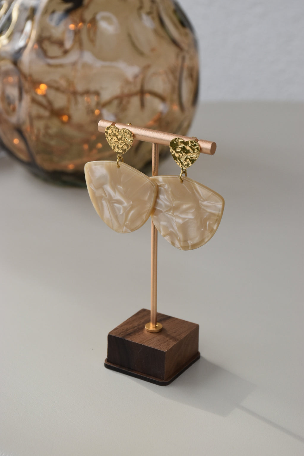 BOUCLES D’OREILLES LUNA - Beige